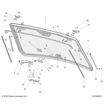 BODY, FRONT WINDOW ASM.