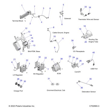 ELECTRICAL, COMPONENTS - G24GZK99A/99B (C702900-3)