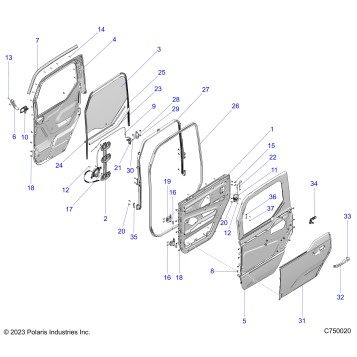 BODY, DOOR ASSEMBLY, FRONT