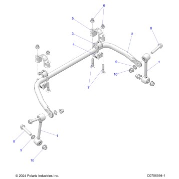 SUSPENSION, REAR STABILIZER BAR