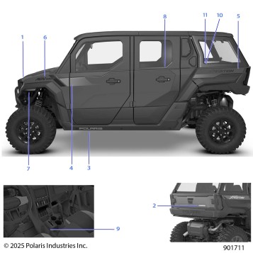 BODY, DECALS, GRAPHICS - G26GZW99AS/BS