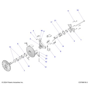 DRIVE TRAIN, PRIMARY CLUTCH