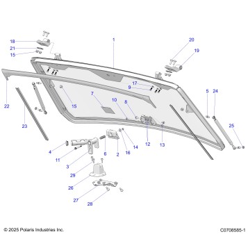 BODY, FRONT WINDOW ASM.