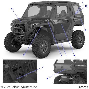 BODY, DECALS, GRAPHICS - G25GVW99AP/BP