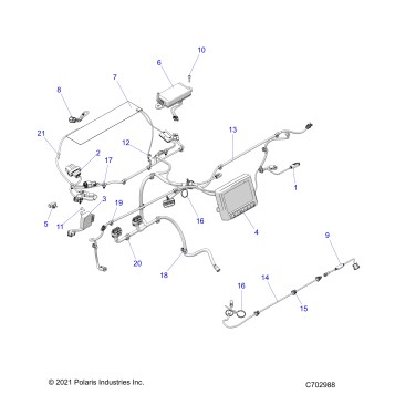 ELECTRICAL, RIDE COMMAND COMPONENTS - G24G2W99A/99B (C702988)