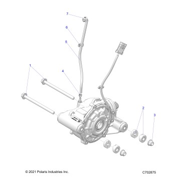 DRIVE TRAIN, FRONT GEARCASE MOUNTING - G24G5K99A/99B (C702875)