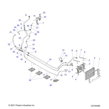ENGINE, COOLING - G24G5K99A/99B (C0704485)