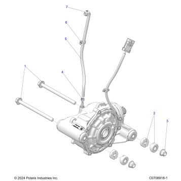 DRIVE TRAIN, FRONT GEARCASE MOUNTING