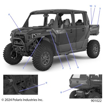 BODY, DECALS, GRAPHICS - G25G5W99AP/BP