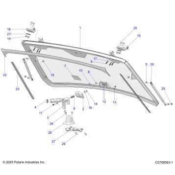 BODY, FRONT WINDOW ASM.