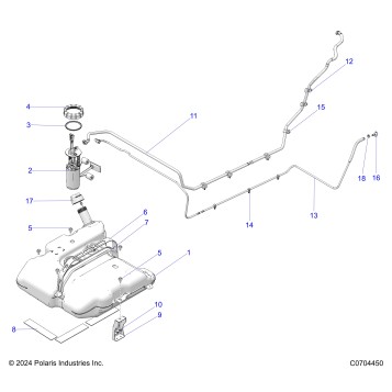 FUEL SYSTEM, FUEL TANK ASM.