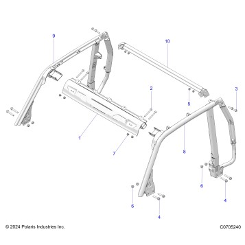CHASSIS, ROLLOVER PROTECTION 2P