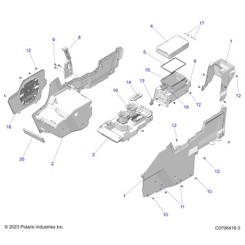 BODY, CENTER CONSOLE