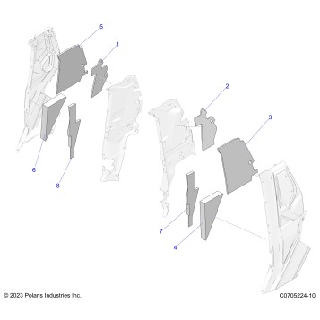 BODY, PILLAR FOAM AND LINERS