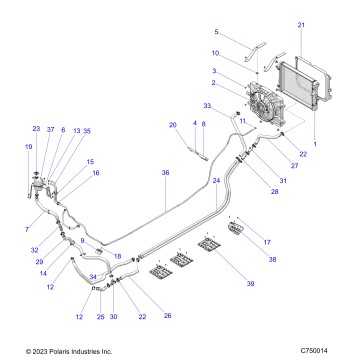 ENGINE, COOLING - G24G5W99A/99B (C750014)