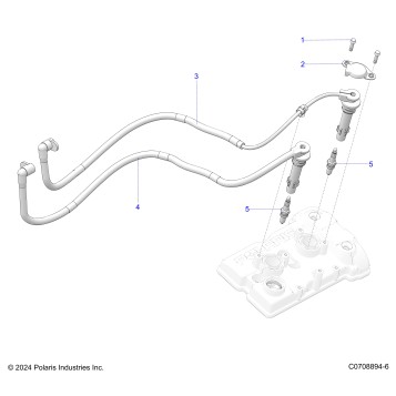 ENGINE, IGNITION COILS AND SPARK PLUGS
