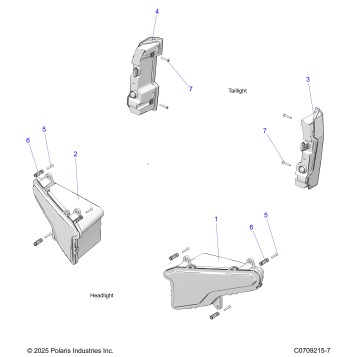 ELECTRICAL, HEADLIGHTS AND TAILLIGHTS