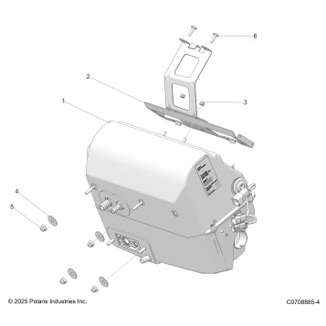 BODY, HVAC, MAIN MOUNTING
