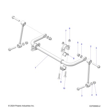 SUSPENSION, FRONT STABILIZER BAR