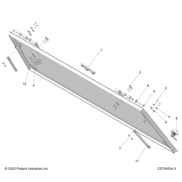BODY, REAR WINDOW ASM