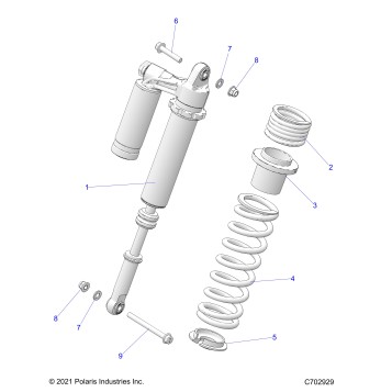 SUSPENSION, REAR SHOCK MOUNTING - G24G2K99A/99B (C702929)