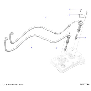 ENGINE, IGNITION COILS AND SPARK PLUGS