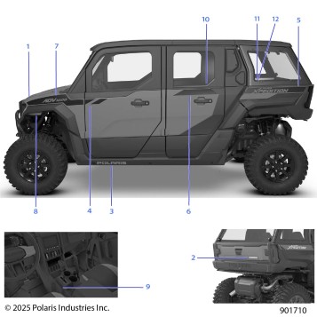 BODY, DECALS, GRAPHICS - G26GZW99AH/BH
