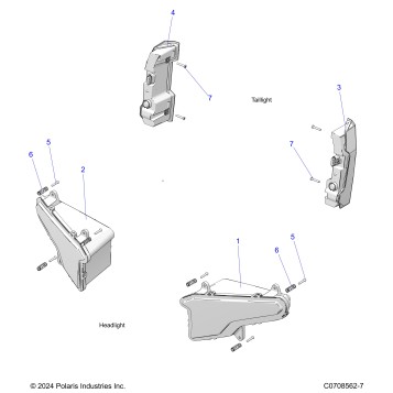 ELECTRICAL, HEADLIGHTS AND TAILLIGHTS
