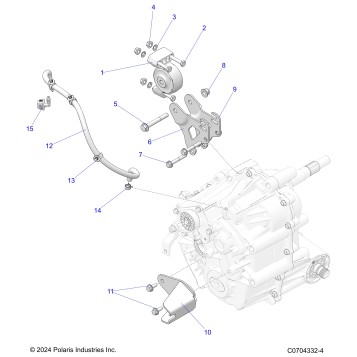 DRIVE TRAIN, MAIN GEARCASE MOUNTING