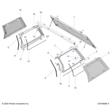 BODY, REAR WINDOW AND REAR CAB MOUNTING