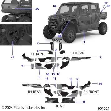 BODY, DECALS, GRAPHICS - G25G5W99AK/BK