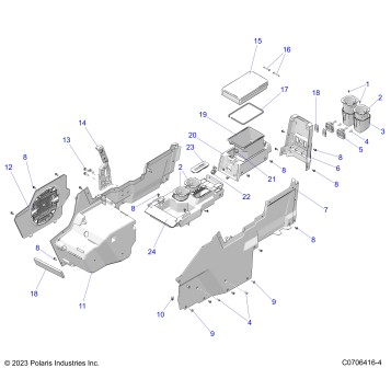 BODY, CENTER CONSOLE