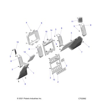 BODY, DASH, ULTIMATE RIDE COMMAND - G24GZK99A/99B (C702992)