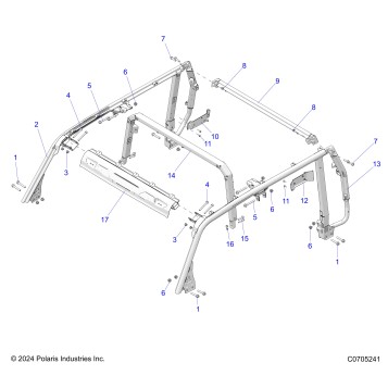 CHASSIS, ROLLOVER PROTECTION 5P