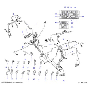 ELECTRICAL, HARNESS-CHASSIS - G24G2K99A/99B (C730515-4)