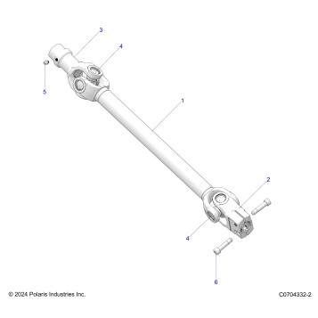 DRIVE TRAIN, FRONT PROP SHAFT