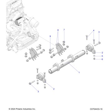 ENGINE, MOUNTING & LONG BLOCK