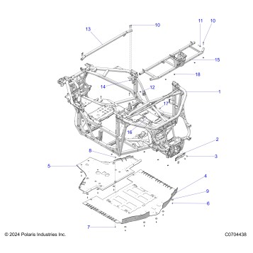 CHASSIS, MAIN FRAME AND SKID PLATES