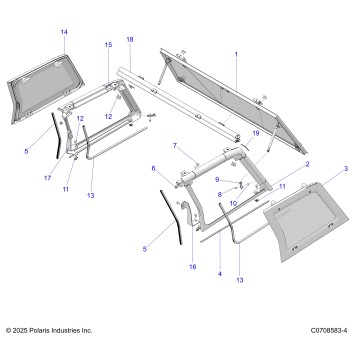 BODY, REAR WINDOW AND REAR CAB PANEL MOUNTING