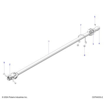 DRIVE TRAIN, FRONT PROP SHAFT