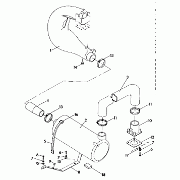 EXHAUST SYSTEM SL 650/B924058 (4922922292015A)
