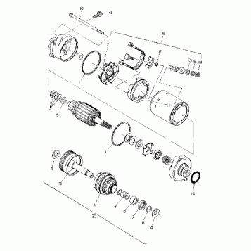 STARTING MOTOR SL 650/B924058 (4922922292031A)