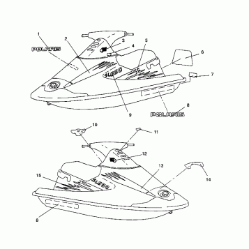 DECALS SL 650 / B934058 (4924732473003A)
