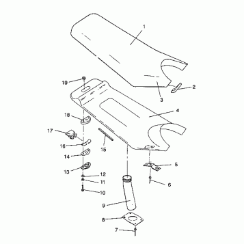 SEAT ASSEMBLY SL 650 / B934058 (4924732473007A)