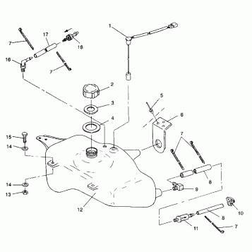 OIL TANK SL 650 / B934058 (4924732473008A)
