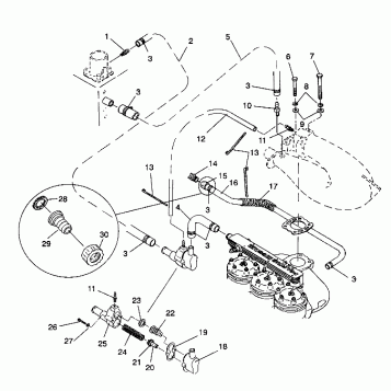 COOLING SYSTEM SL 650 / B934058 (4924732473017A)