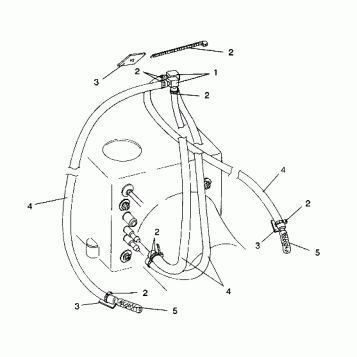 WATER SIPHON SL 650 / B934058 (4924732473018A)