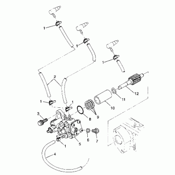 OIL PUMP ASSEMBLY SL 650 / B934058 (4924732473024A)