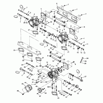 CARBURETOR ASSEMBLY SL 650 / B934058 (4924732473025A)