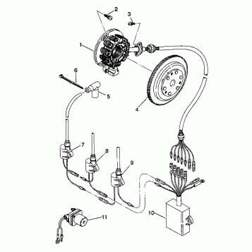 MAGNETO ASSEMBLY SL 650 / B934058 (4924732473027A)